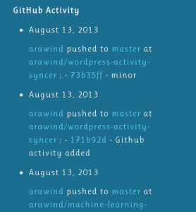 GitHub Widget
